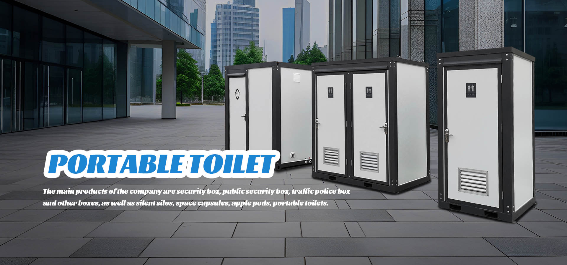 Leverancier van draagbare toiletten